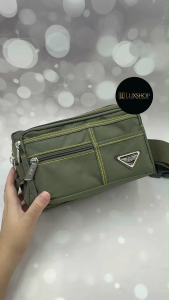 BS L Size Waist Bag Nylon Pouch Bag Chest Bag Men Beg Pinggang Lelaki