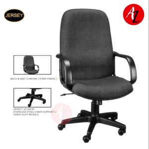 Jersey 45-53CM Office Chair Chrome Base PP Armrest Cover with Mesh Fabric Foam Seat With Arm Rest JS-222 BUY NOW!