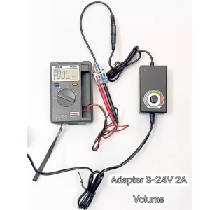 Adapter điều chỉnh 3-24V 2A cho led đưa võng nôi quạt máy phun sương máy bơm...vv