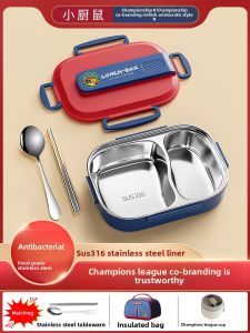 XIAOCHUSHU | Insulated 304 Stainless Steel Lunch Box for Kids