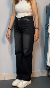 Highwaist Oversize Baggy Loose Jeans Retro Wanita