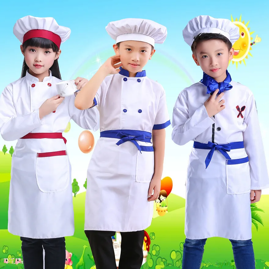 Chef Uniform Kitchen Apron And Cap Chef Coat With Apron And Chef