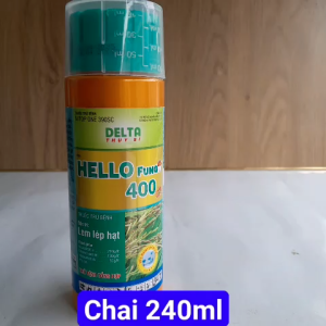 Thuốc trừ bệnh Mitop one 390SC chai 240ml Hiệu Hello 400 đặc trừ lem lép hạt đạo ôn trên lúa