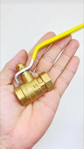 Van Bi Đồng 42 49 60 Van Bi Tay Gạt Hiệu Italy Hai Đầu Ren Trong 42 49 60