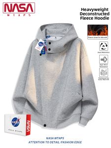 NASA WTAPS | Hooded High Collar American Style Heavyweight Hoodie Sweatshirt Thicker