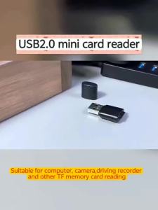 Bộ Đọc Thẻ Nhớ Mini USB 2.0 Tốc Độ Cao Với Bộ Chuyển Đổi Type-C Đầu Đọc Thẻ TF Di Động Tương Thích Với Dung Lượng Lên Đến 2TB Để Lưu Trữ Di Động
