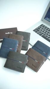 BAELLERRY D3072 Dompet Pria Lipat Bahan Kulit PU Leather Premium BAEOS