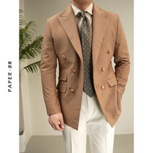 Gentleman Double-Breasted Non-Iron Blazer