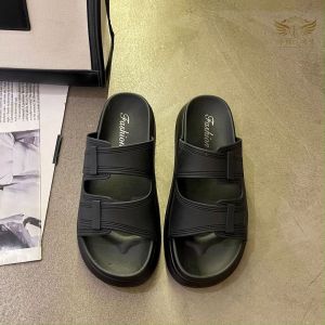 Katerina Fashion Korean Plain Low Wedge Slippers Sandals For Women #886-1