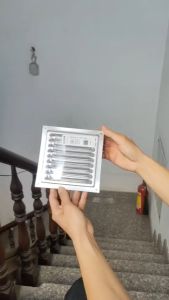 Cửa thông gió NHÔM gắn tường có lưới côn trùng Blauberg- DECOR M - Hàng Nhập Khẩu