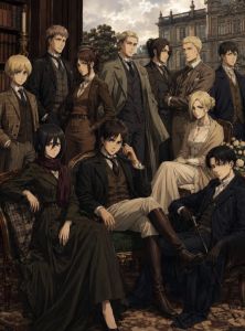 KAYOU | Acrylic Paint By Numbers Attack on Titan Art Oil Painting Package Art Picture For Bedroom Wall Adults Hand Painted Unique Gif