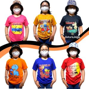 ASTURAJOGJA Kaos Anak Khas Jogja Murah Bahan Polyester