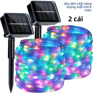 Đèn LED Năng Lượng Mặt Trời Dạng Dây Chống Nước Ngoài Trời Đèn Trang Trí Hình Dây Cho Cây Cảnh Tiệc Tùng Đám Cưới Giáng Sinh Halloween