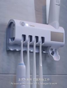 Luckin Mall UV Toothbrush Holder with Sterilization Function