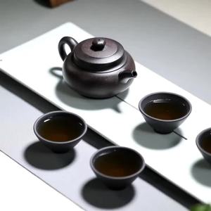 LIANGBI | Bộ ấm trà đất sét tím handmade 250cc