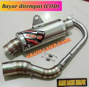 inlet 50 knalpot racing a3-s leher beat mio vario genio nmax aerox pcx jupiter grand legenda