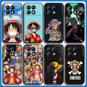 One Piece Silicone Phone Case Full Cover Bumper for Xiaomi Redmi K70 Turbo 3 Sanji Luffy 6050 pro Chopper Ace 40 30 20 Note 13