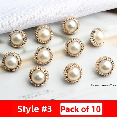Pearl Round Universal Versatile Style Shirt Buttons