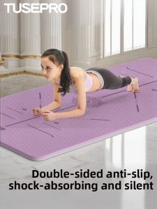 TUSI | Professional Anti-Slip Thick Shock Absorption Quiet Yoga Mat TPE