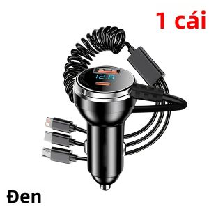 Sạc Ô Tô Nhanh 230W 5 Cổng USB C & Micro Tương Thích iPhone Xiaomi PD QC3.0 Dùng Được Cho Nhiều Loại Điện Thoại - Phụ Kiện Sạc Xe Hơi