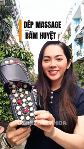 Dép Massage Bấm Huyệt Bàn Chân Thời Trang Giúp Thư Giãn Lưu Thông Máu Giảm Căng Thẳng