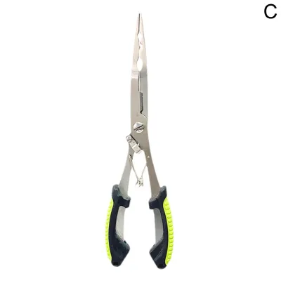 Fish Pliers Ergonomics Anti-slip High-strength Multifunctional Cut Fishing Line Fishing Tied Hooks Pliers Angling Equipment