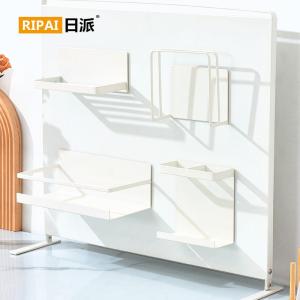 Magnetic No-Drilling Refrigerator Side Organizer