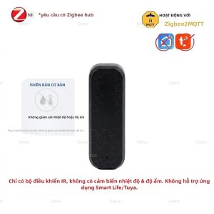 Điều Khiển Từ Xa Hồng Ngoại Zigbee Đa Năng Với Cảm Biến Nhiệt Độ Độ Ẩm Bộ Điều Khiển Hồng Ngoại Cho TUYA Smart Life Zigbee2mqtt Gateway