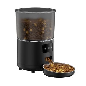 HATELI 4L Automatic Pet Feeder WIFI Version Auto Cat Food Dispenser Smart APP Control Pet Feeder For Cats Dog Dry Food Feeding Accessories