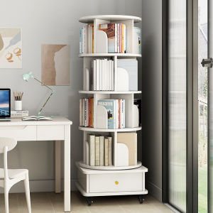 Rotating Bookshelf Storage Rack