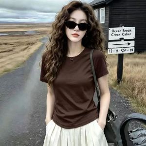 V.C.I | Vintage Color Breathable Slub T-Shirt Slimming