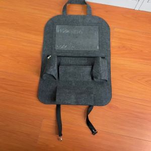 PINMOAP Car Seat Storage Bag Felt Material Storage Bag Large Storage Capacity Car Rear Seat Storage Items Car Interior Supplies