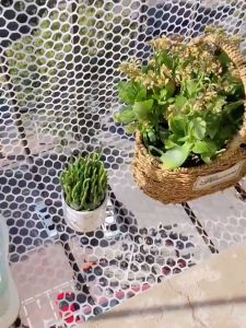 Easy Installation 50cm*100cm Pet Protection Net: Baby Plastic Mesh Balcony Stair Fence Protective Net