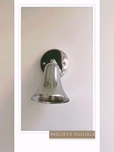 Iron Minimalist Wall Lamp Vintage Bell Wall Light Shop Door Logo Signboard Spotlight Bedhead Entrance Corridor Decorative Lamp