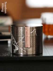 BANXILONG | Hộp Chè Phong Cách Cổ Điển Bịt Kín Nhỏ Handmade