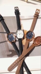 REBIRTH Jam Tangan Wanita Original Anti Air Tali Kulit Jam Anggun Santai Jam Tangan Cewek(+kotak gratis) COD