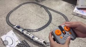 941pcs City Electric Harmony Rail Remote Control Building Blocks Train Track RC Car Brick Toy for Boy