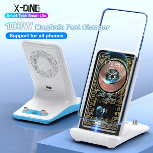 Magsafe Wireless Charger Portable Charging 100W Fast Charging Dock Can be Phone Stand 2 in 1 for Type-C Android Phone