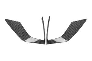 Vemart Perodua axia rear bumper garnish 2020-2022 se chrome carbon fiber glossy black