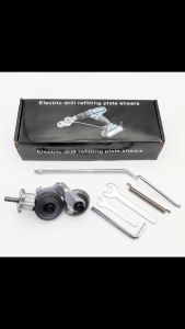 Bộ Dụng Cụ 6 Món Chuyển Đổi Đầu Cắt Tấm Kim Loại Gắn Máy Khoan Cầm Tay Lắp Đặt Dễ Dàng Tiện Dụng