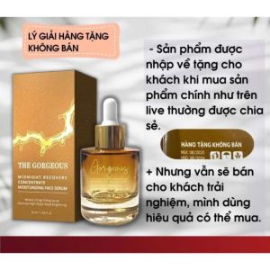 [ CHÍNH HÃNG] Serum B5 Dưỡng Da Chuyên Sâu Múi Xù The Gorgeous Cấp Ẩm Hỗ trợ Sáng Da - Chai 50ml