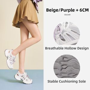 Josiny | Thick Platform Retro Casual Shoes with Breathable and Elevated Design for Summer