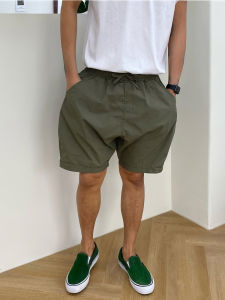 DAVID&ME | Retro Loose Drawstring Adjustable Waist Shorts Light 5-Division Summer Sports