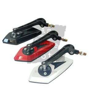 Spion Alevo Motor Putar 360 Derajat 1 set kanan kiri Semua motor Honda Beat Vario Revo Tiger Mega pro Dll all varian honda bahan Plastik murah meriah tersedia warna merah hitam dan putih bisa bayar di tempat bisa CoD