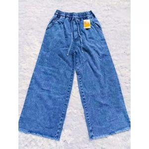 (free ongkir) Celana kulot cargo anak Jeans kuromi sanrio usia 5-17 tahun remaja