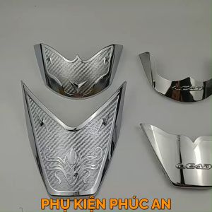 Bộ ốp mỏ đuôi dè INOX/Crom xe LEAD năm 2017 2018 2019 2020 2021 2022 2023 chỉ mũi chắn bùn trước sau che mõm Honda Lít
