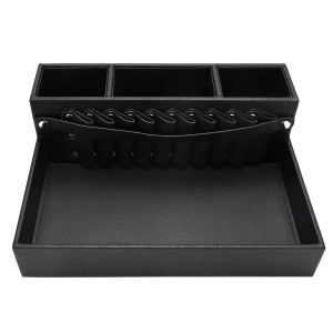 กล่องชั้นเก็บของกล่องเก็บของหวีแปรงแบบถอดออกได้หวีสำหรับแต่งผมร้านทำผมขากรรไกรร้านเสริมสวย