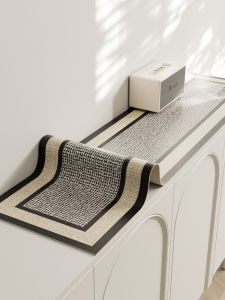 Shoe Cabinet Liner Table Mat Hallway Sideboard Cabinet Mat Coffee Table TV Cabinet Protective Pad Tablecloth Wash-Free Dirty Fancy