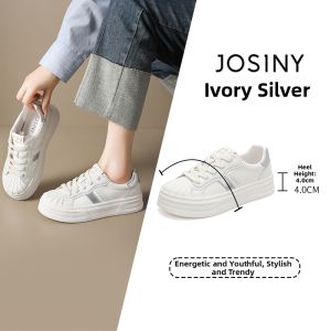 Josiny | Breathable Leisure White Shoes Shell Head