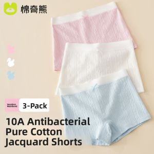 Girls Cotton Breathable Flat-Angled Underwear